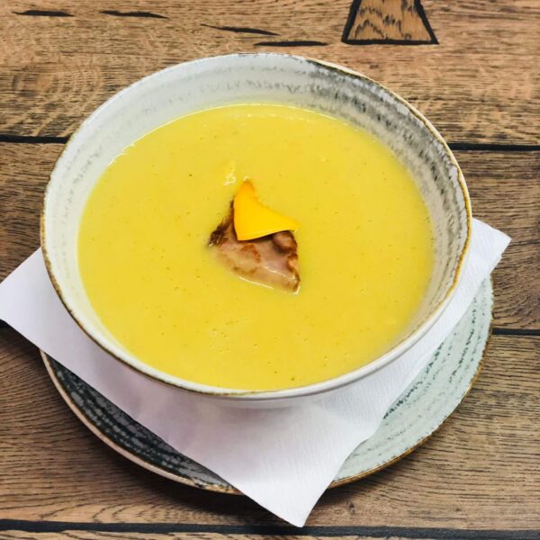 PORUMB CU BRANZA CHEDDAR SI CHIPS DE BACON 350ml