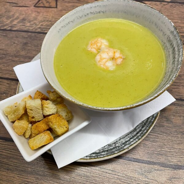 Supa crema de zucchini cu creveti aromati 350ml