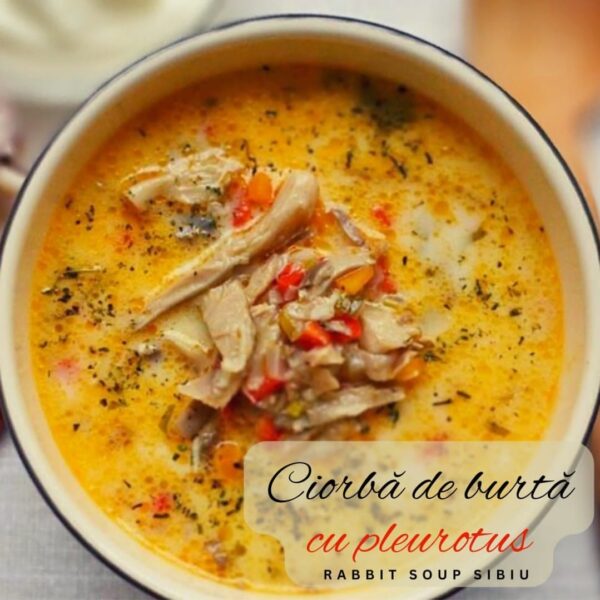 Ciorba de burta (falsa) cu pleurotus 400ml